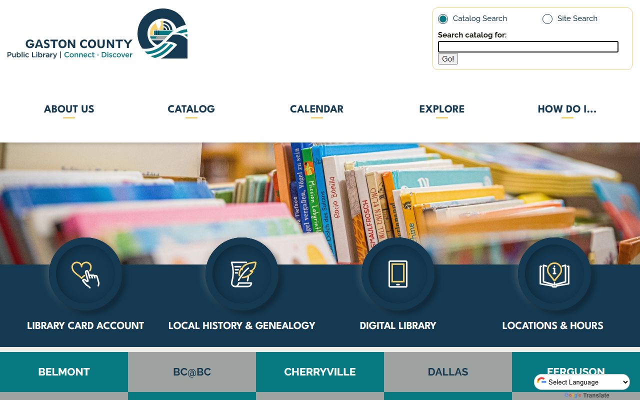 Gaston County Public Library genealogy records collection