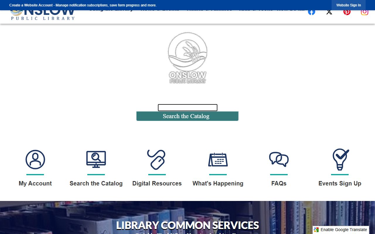 Onslow County Public Library genealogy and local history research collection