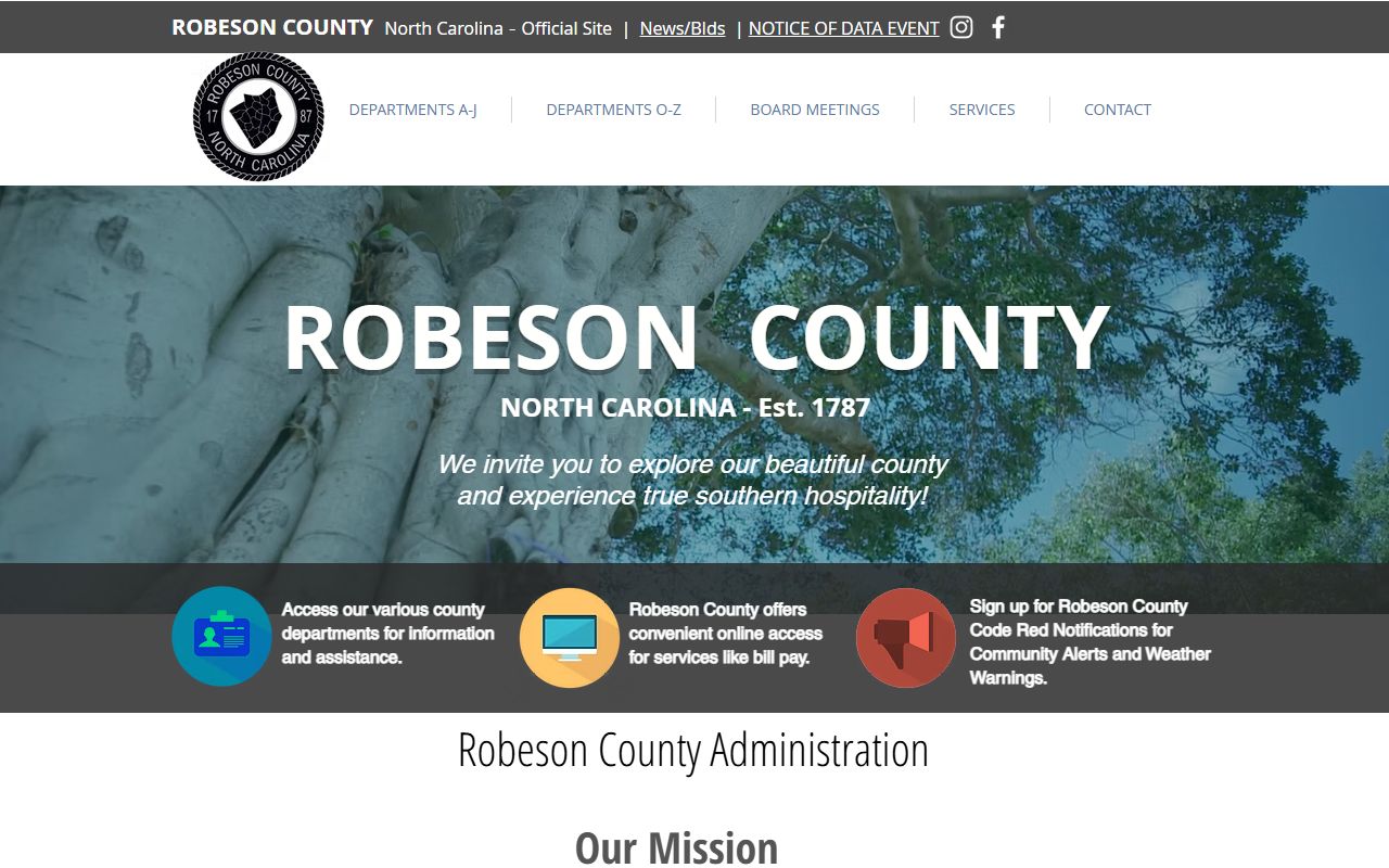 Robeson County Register of Deeds office and genealogy records in Lumberton North Carolina